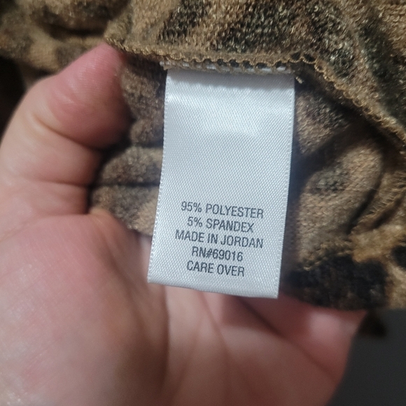 Laura Ashley Leopard Print Open Cardigan L - Picture 4 of 6